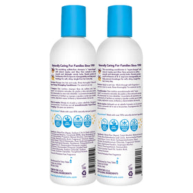 Fairy Tales shampoo pour close-up demonstrating gentle cleansing benefit