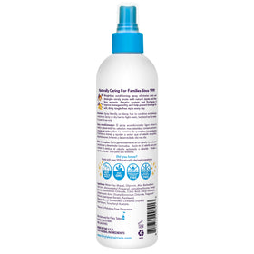 Fairy Tales spray mist close-up demonstrating fine nozzle and even product distribution