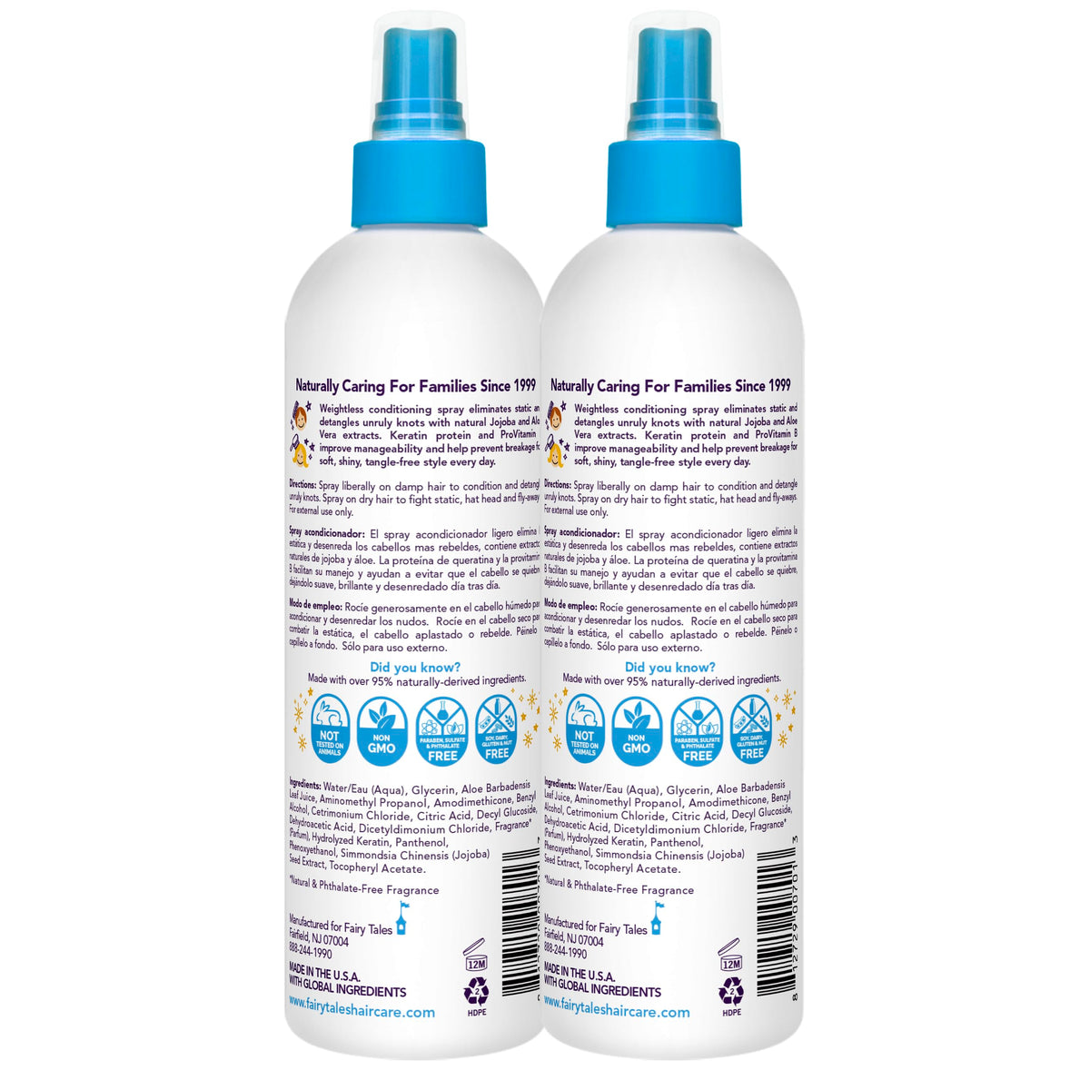 Fairy Tales spray nozzle detail for easy, even misting