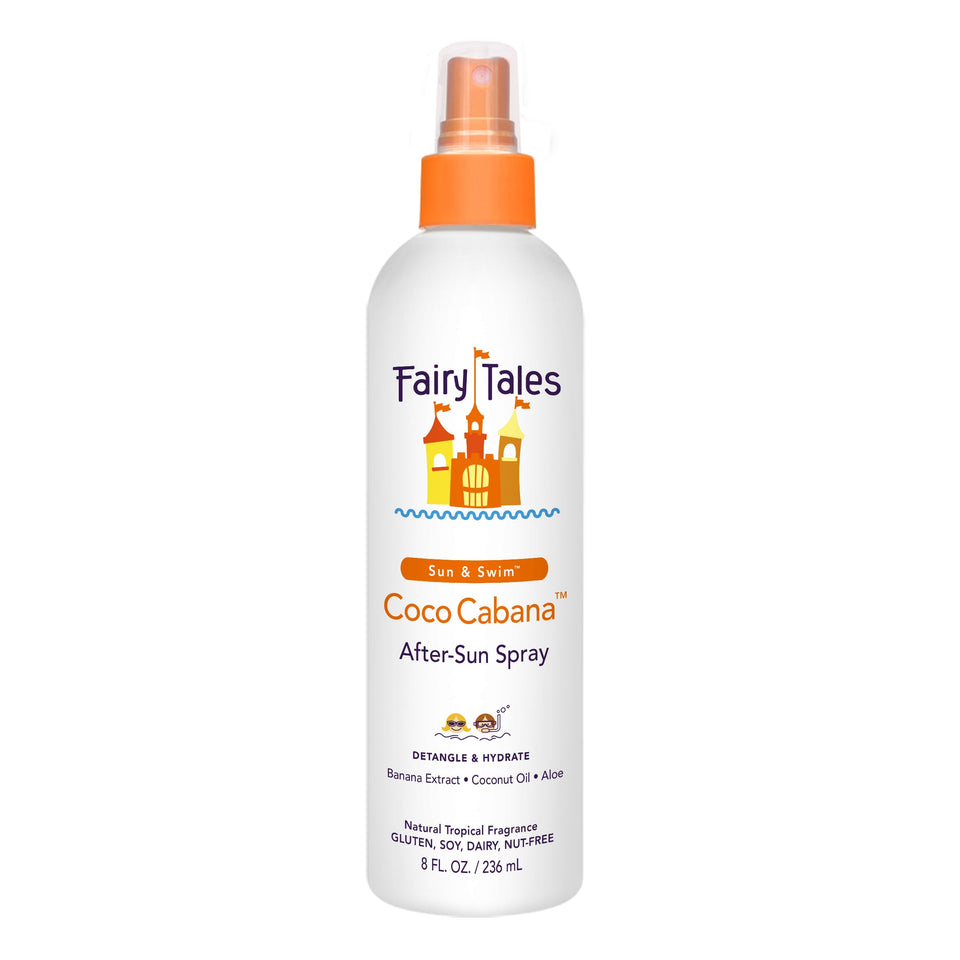 Fairy Tales front packaging showing 8oz bottle and tropical label for easy identification