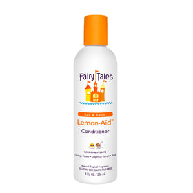 Fairy Tales front packaging showing 8 oz bottle and lemon scent benefit