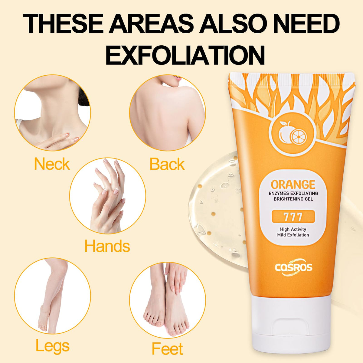 FAIRYTALESPACE using gel on knees and elbows to smooth rough skin
