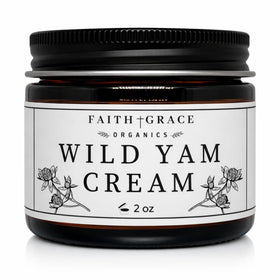 Faith and Grace Organics jar front view showing packaging and size benefits