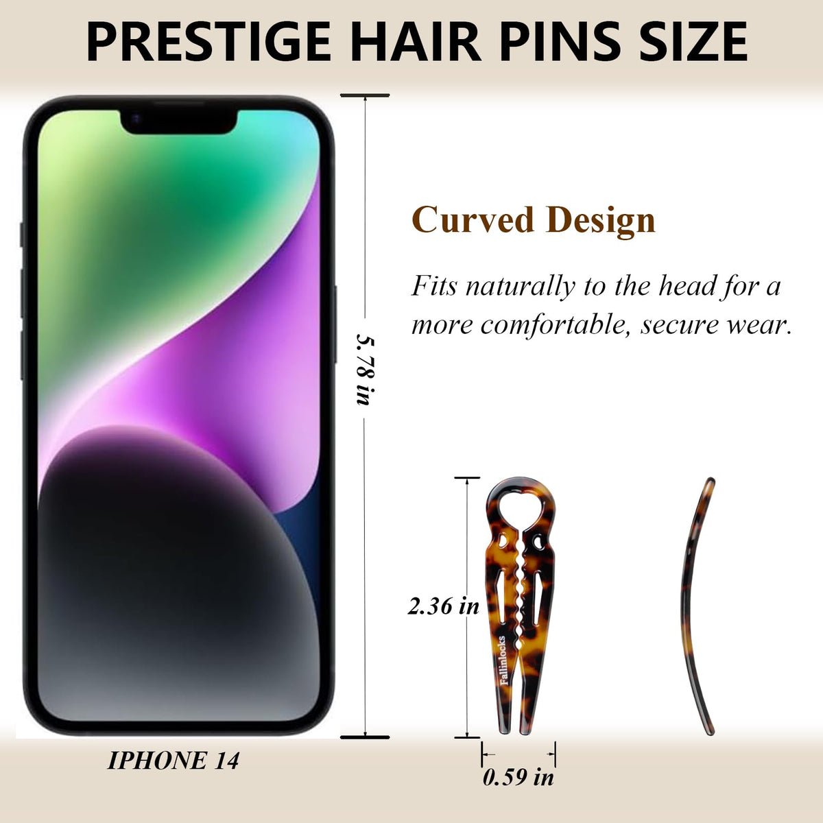 Fallinlocks close-up of curved profile demonstrating comfortable, head-hugging fit