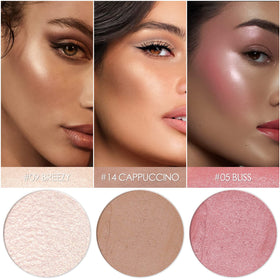 Falocutus swatch arm strokes showing shades and buildable coverage