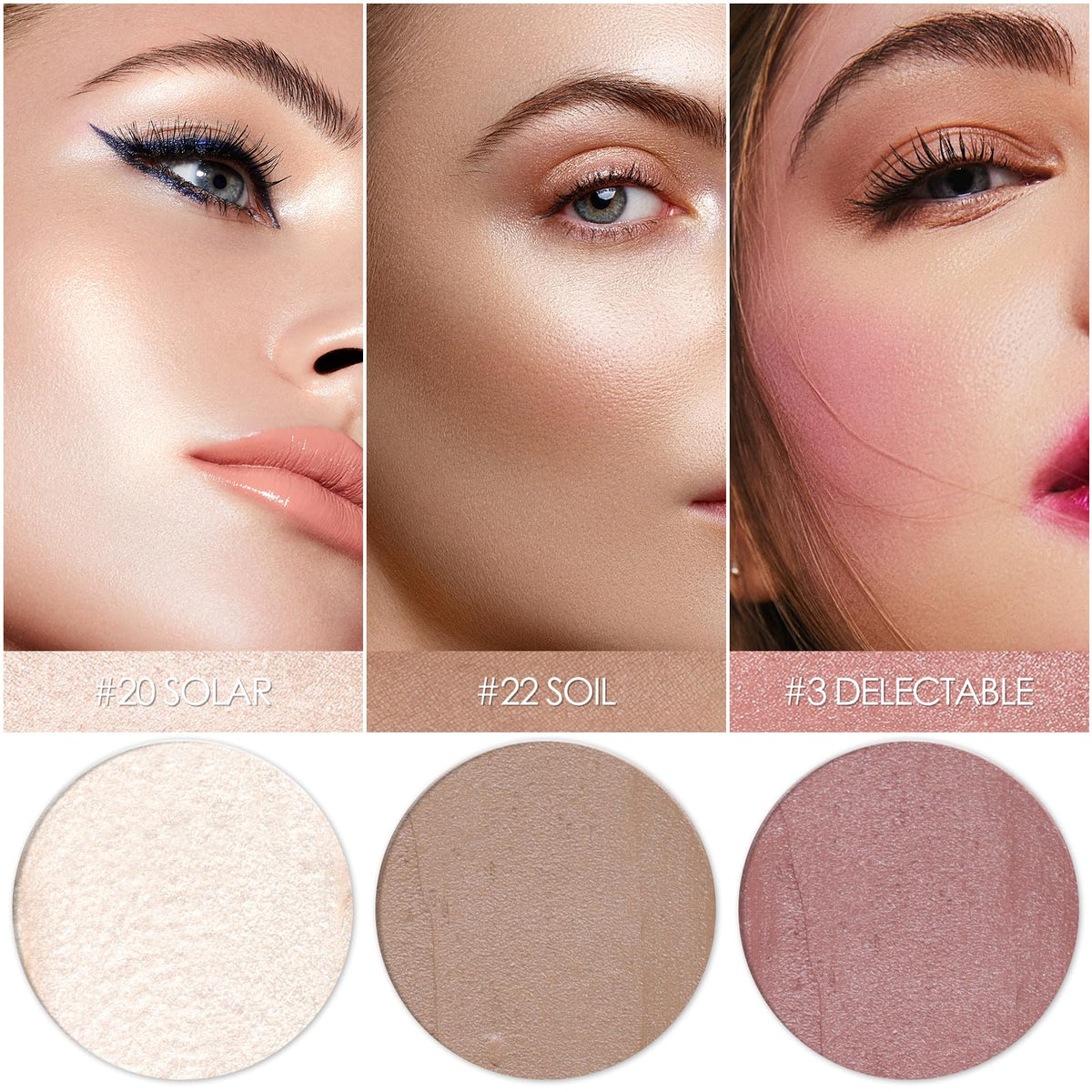 Falocutus texture swipes on arm showing smooth blend and natural finish