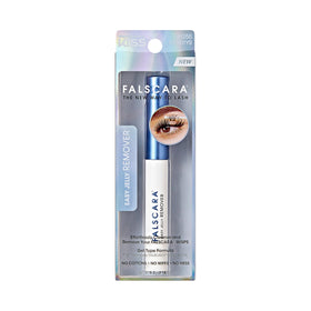 FALSCARA front tube showing compact 5.2g gel remover and branding for portability