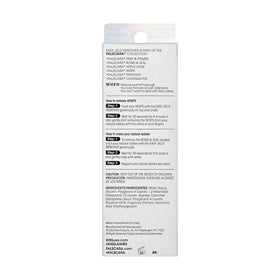 FALSCARA tube in a makeup bag portraying on-the-go removal convenience