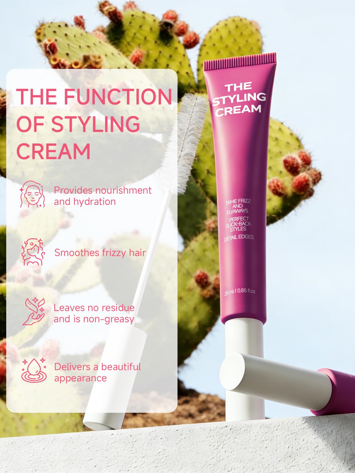 FAMIKYA close-up of wand tip demonstrating precise application for targeted control