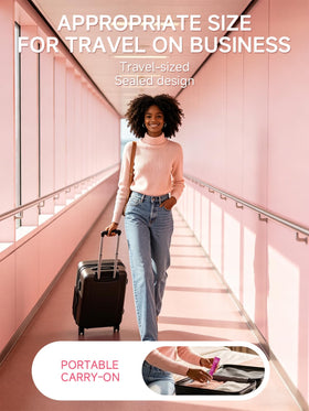 FAMIKYA used during commute to tame flyaways for instant on-the-go grooming