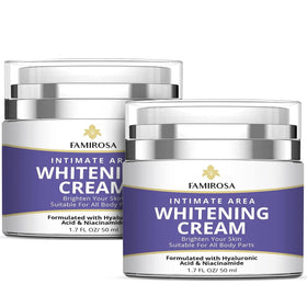 FAMIROSA cream front packaging showing two tubes and product benefits