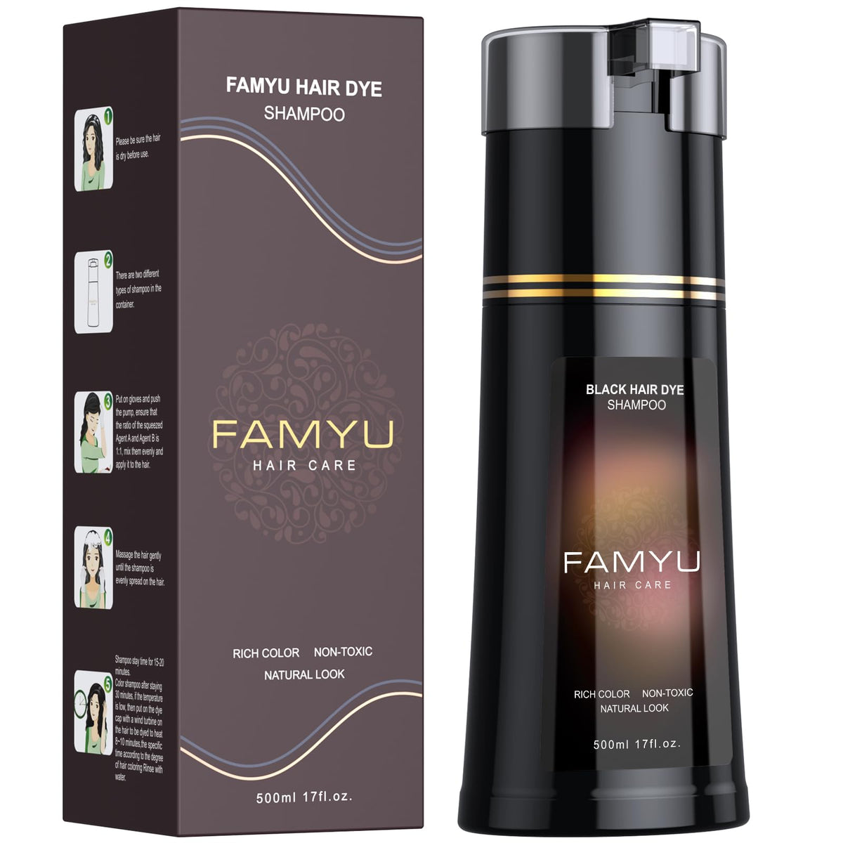 Famyu front packaging 17oz showing product and benefits