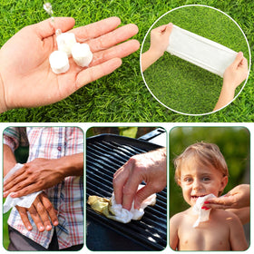 fancyou outdoor camping use showing disposable convenience on trail