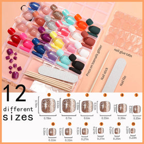 Fandamei organized color swatches displaying 24 shades for easy style selection