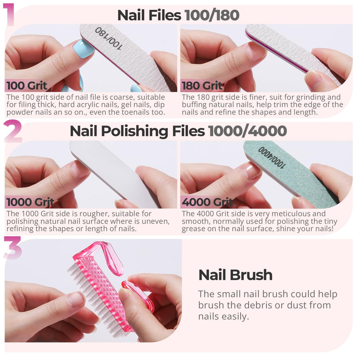 Fandamei stainless cuticle tools close-up for precise cuticle removal