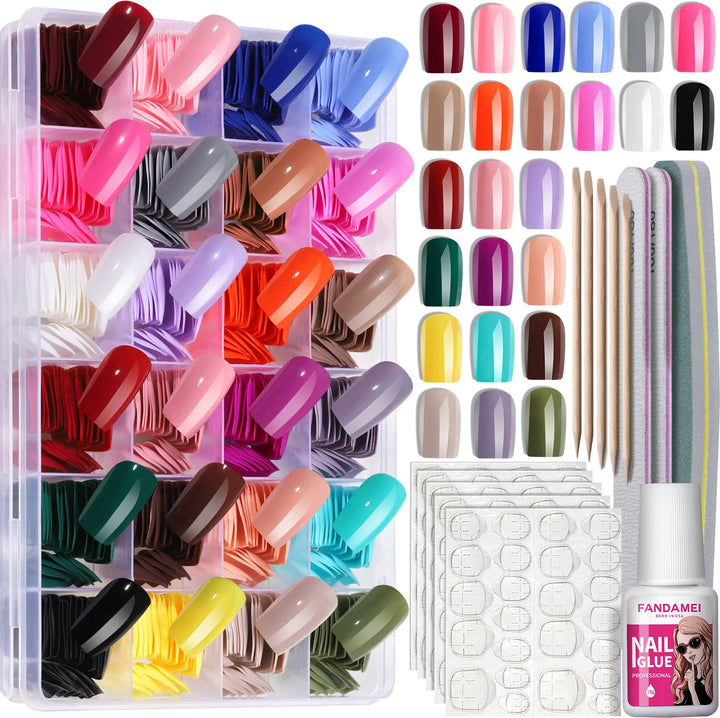 Fandamei front packaging showing 24-color grid and organized compartments for quick selection