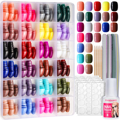 Fandamei front packaging showing 24-color grid and included accessories for easy selection