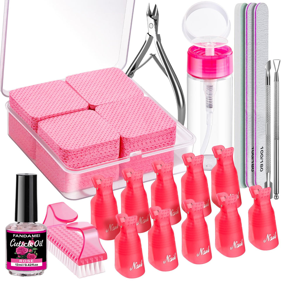 Fandamei front packaging showing full remover kit and benefits