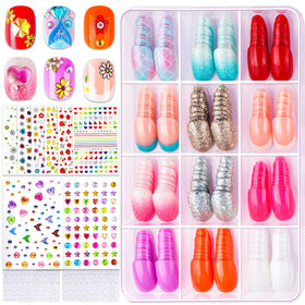Fandamei front packaging showing full kids nail kit benefits