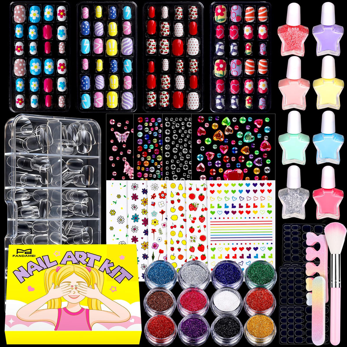 Fandamei front packaging showing complete kit and organized storage