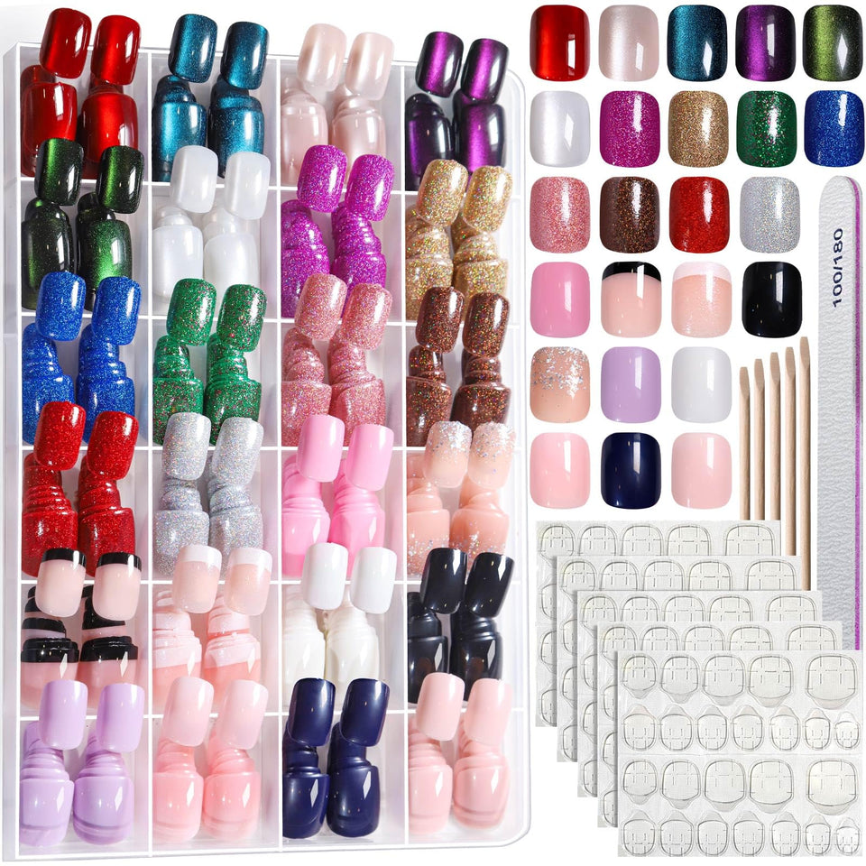 Fandamei front packaging showing full 576pcs kit and color variety for convenience