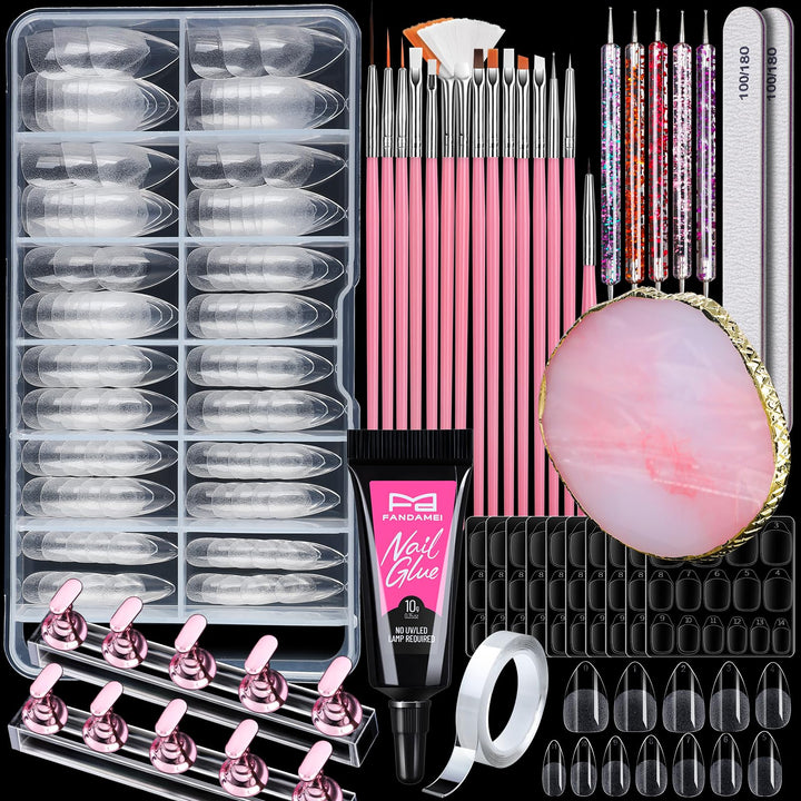 FANDAMEI front packaging showing full manicure kit and included items for convenience