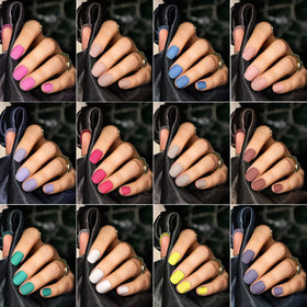 Fandamei application scene pressing a tip on for quick at-home nails