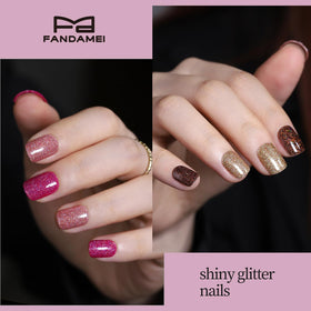 Fandamei in-use manicure application illustrating quick salon-style results at home