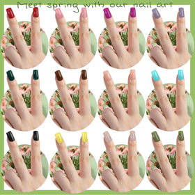 Fandamei worn at a party showing polished nails that complement dressy occasions