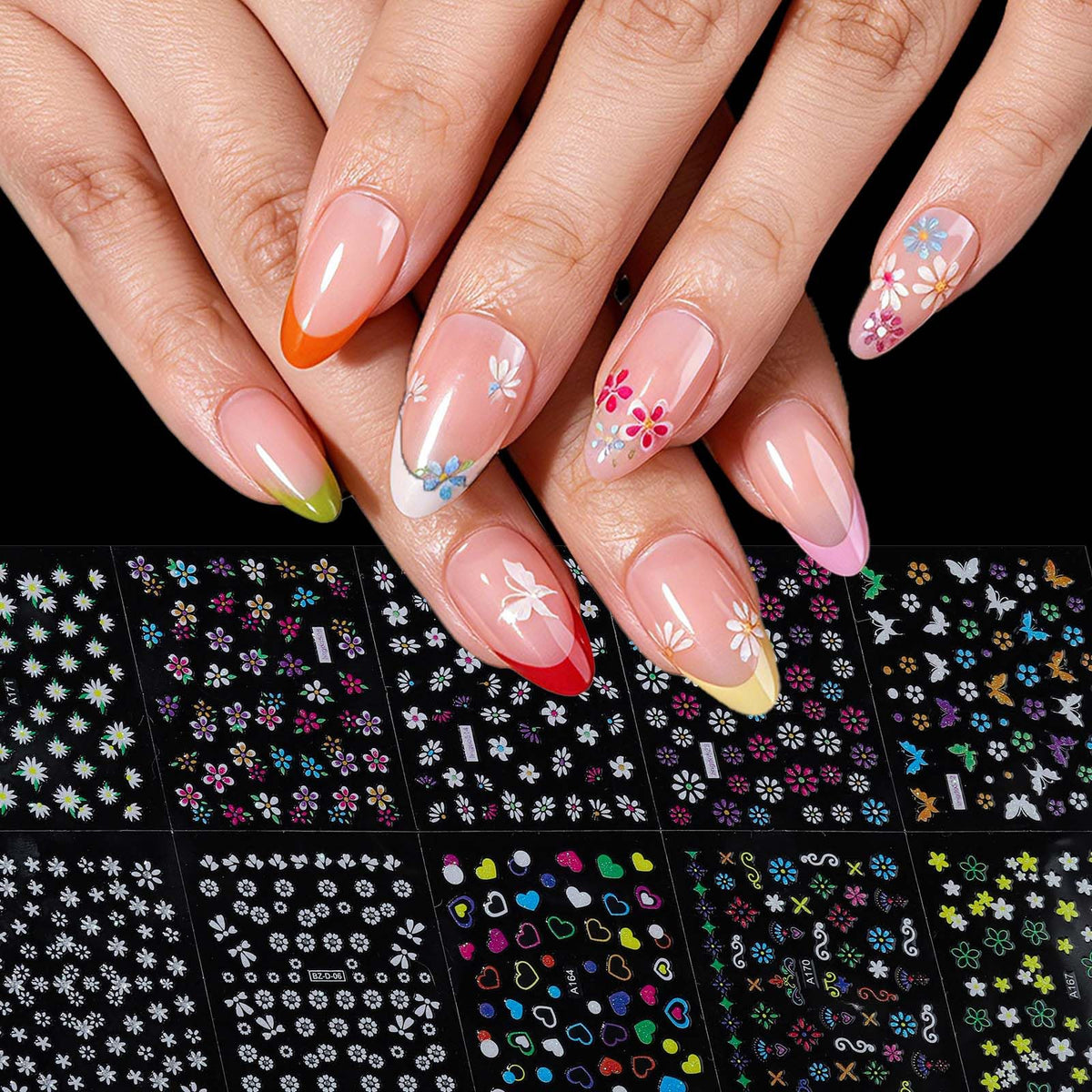Fandamei close-up of almond nail surface showing smooth finish and chip resistance