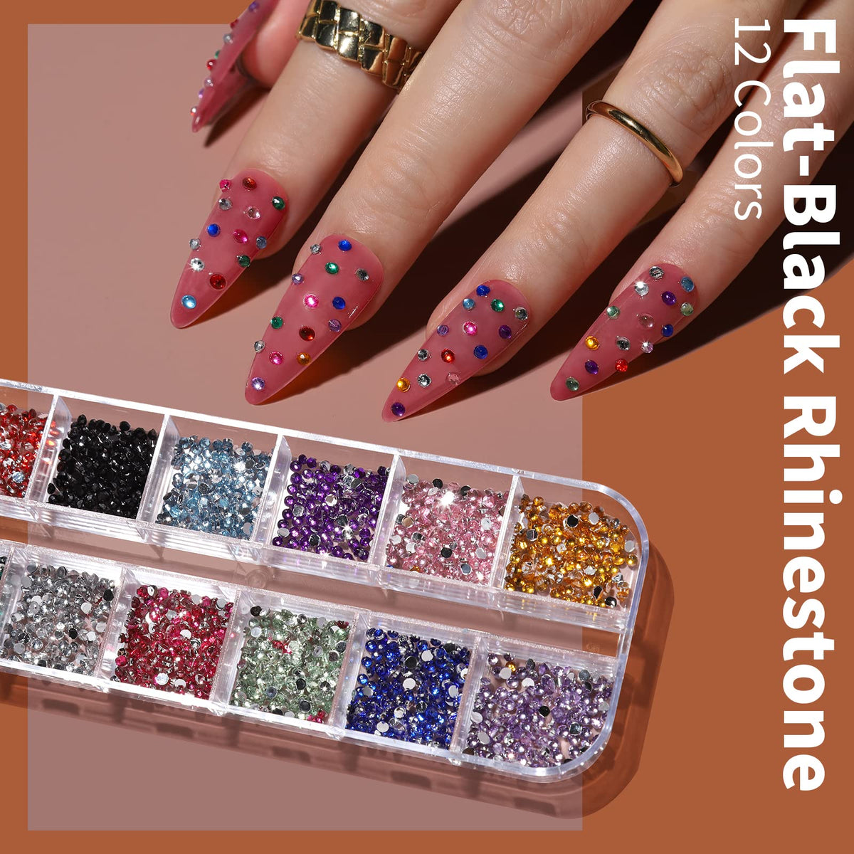 Fandamei five nail sticker sheets displayed for quick decorative use