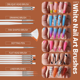 Fandamei clear and colorful rhinestones box for sparkling focal nail details