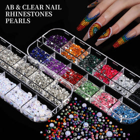 Fandamei kit beside a hand for scale, showing variety and sizing benefit