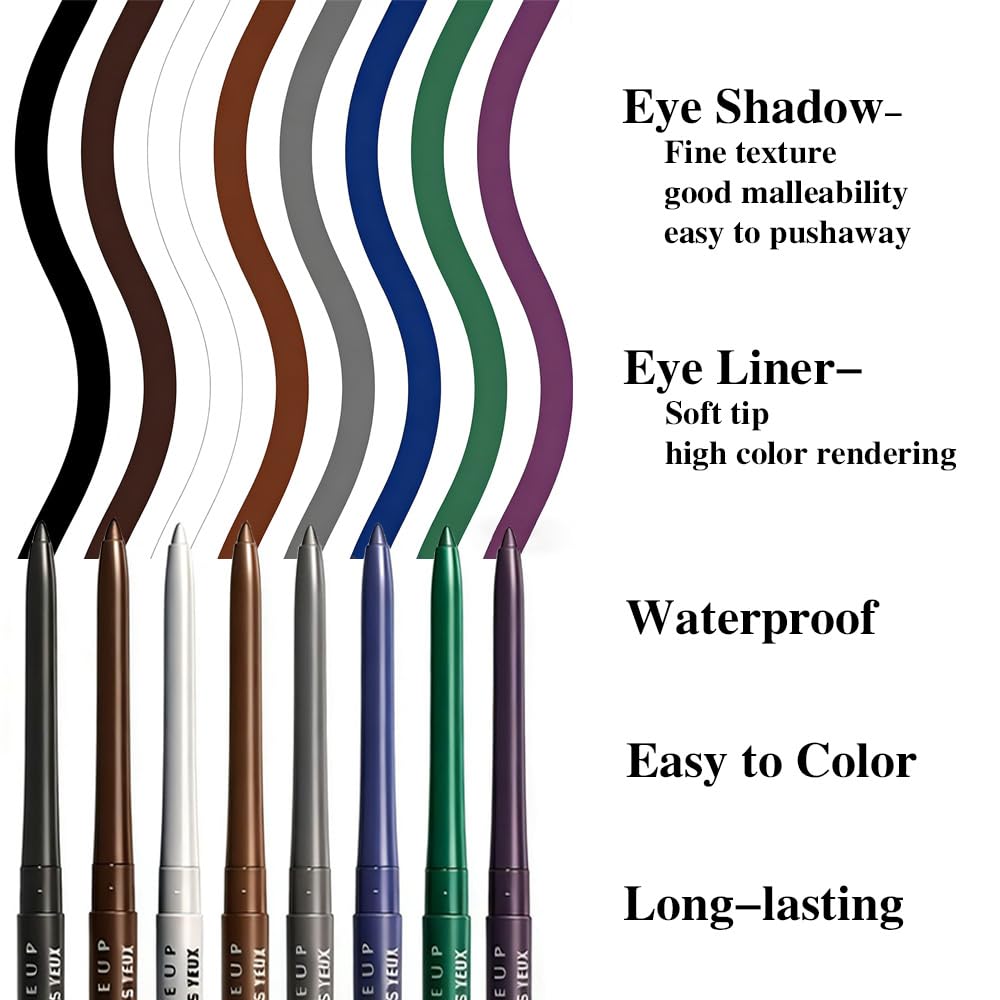 FangTangDI pencils beside a hand showing scale and portable, on-the-go makeup convenience
