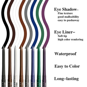 FangTangDI pencils beside a hand showing scale and portable, on-the-go makeup convenience