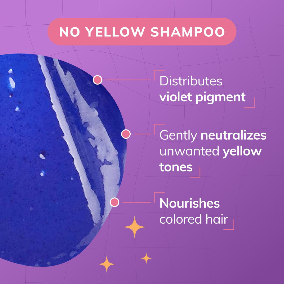 Fanola No Yellow in shower being applied to blonde hair demonstrating toning in use
