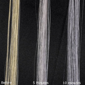 Fanola shampoo lather closeup proving even pigment coverage