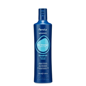 Fanola front bottle view showing product and benefits