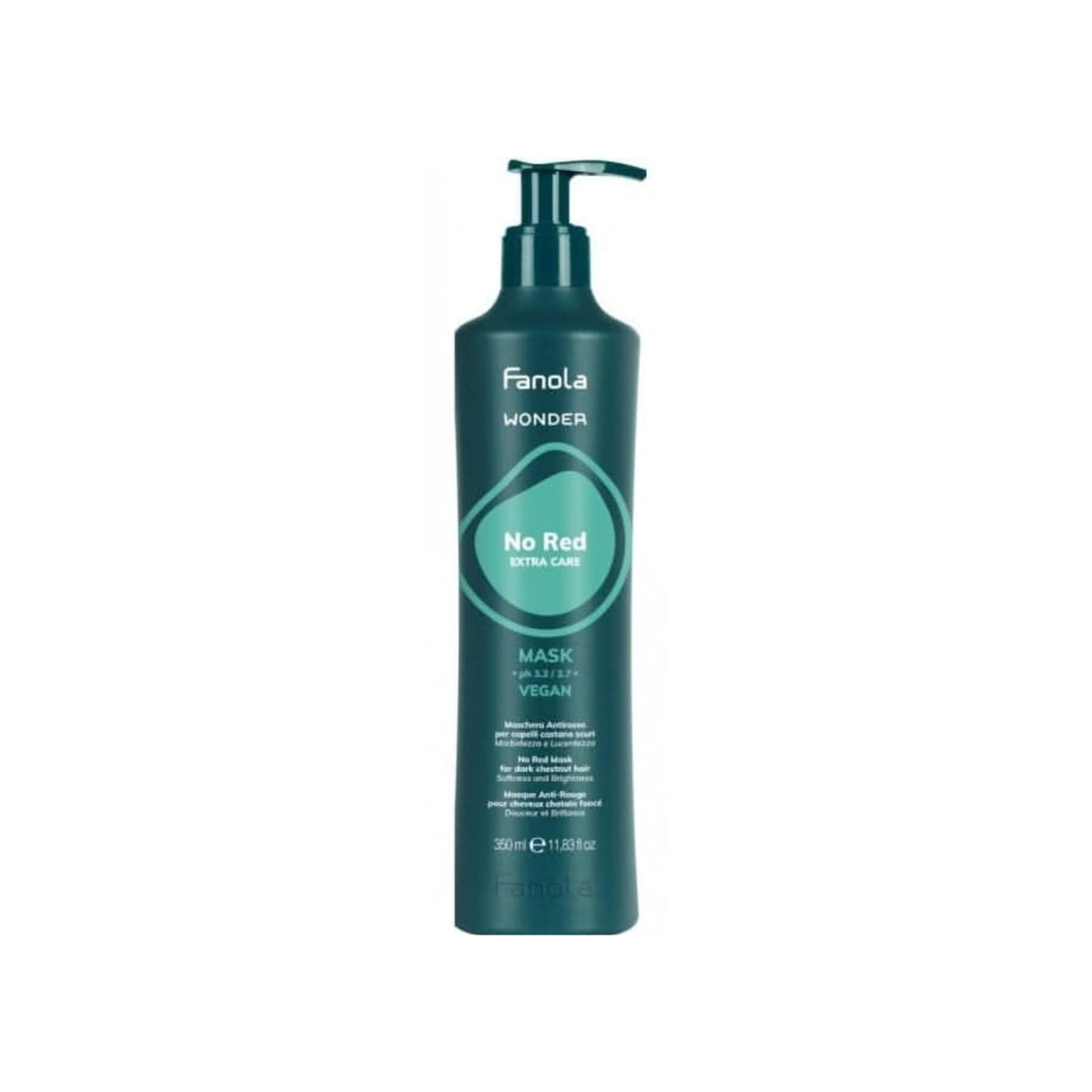 Fanola front packaging showing green toner and product benefit