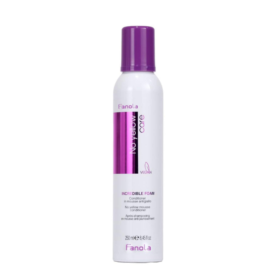 Fanola front bottle showing product and cooling violet benefit