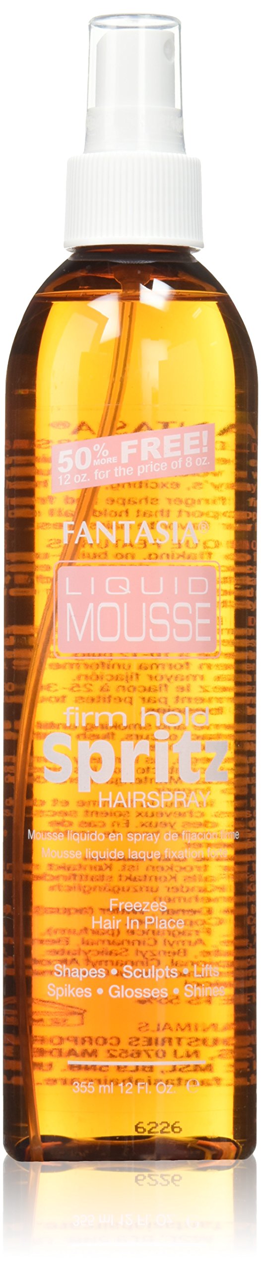Fantasia front packaging showing label and firm-hold benefit