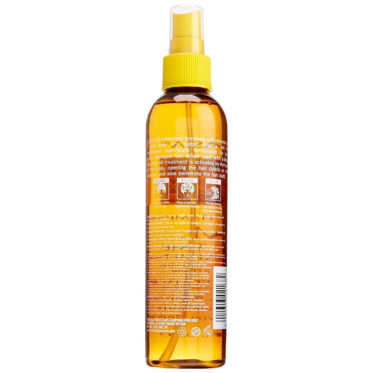 Fantasia oil texture close-up showing silky formula for deep cuticle nourishment
