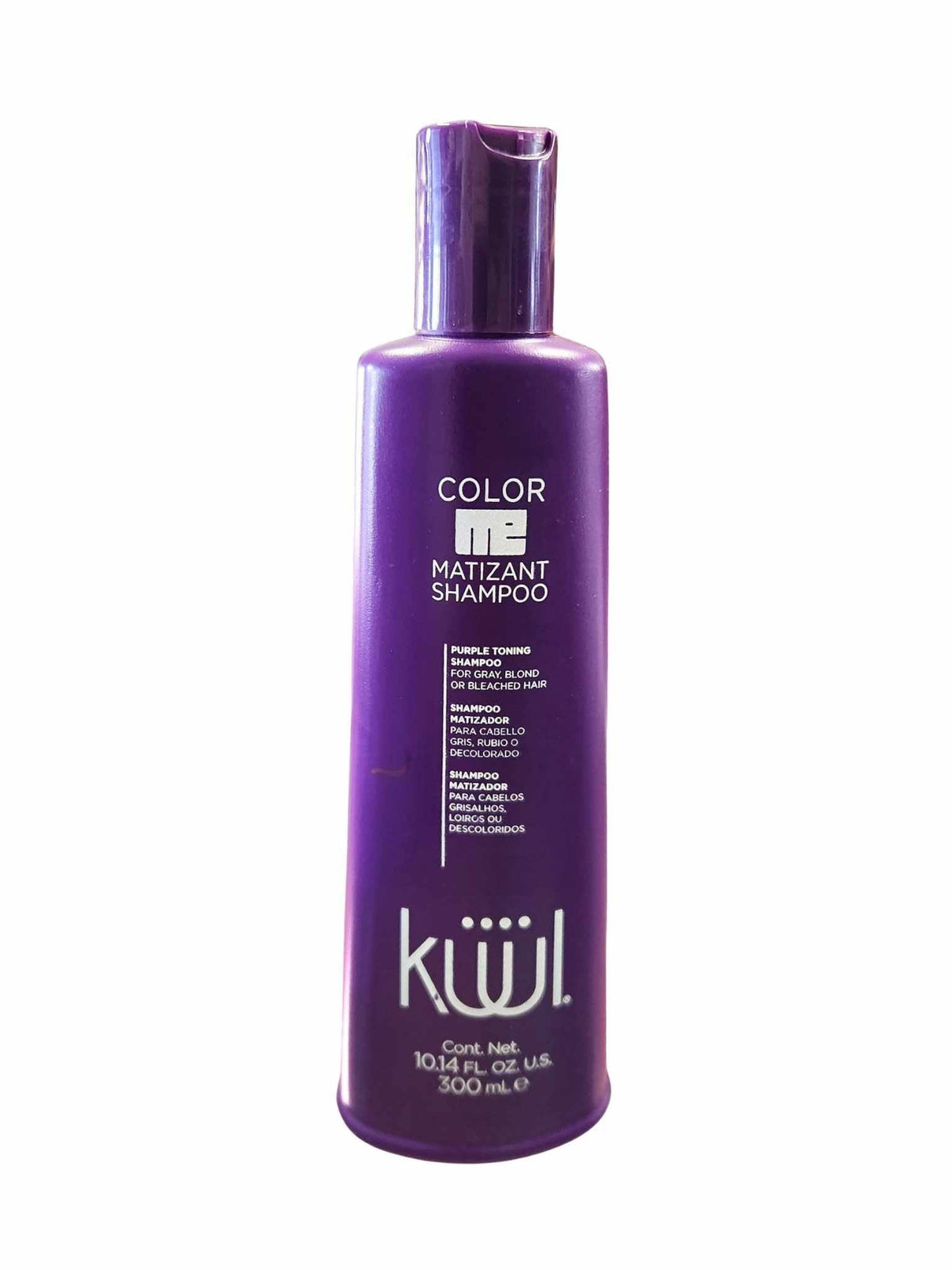 Fantasy Nails Kuul Matizant front label showing purple shampoo and key benefits