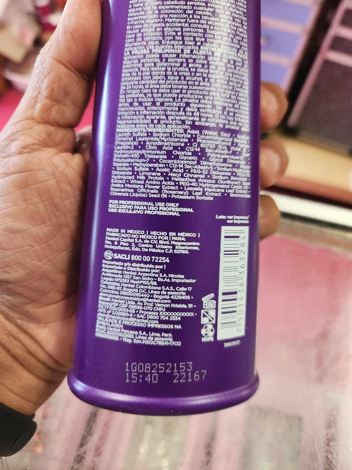 Fantasy Nails Kuul Matizant label close-up with product details and directions