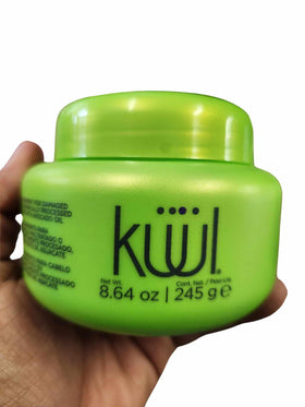 Fantasy Nails KUUL held in hand to show 8 oz size for treatment longevity