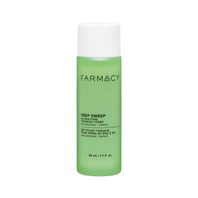 Farmacy front bottle view showing label and compact 50ml size for convenience