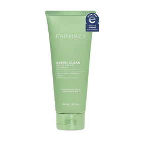 Farmacy cleanser front packaging showing product clarity and benefits