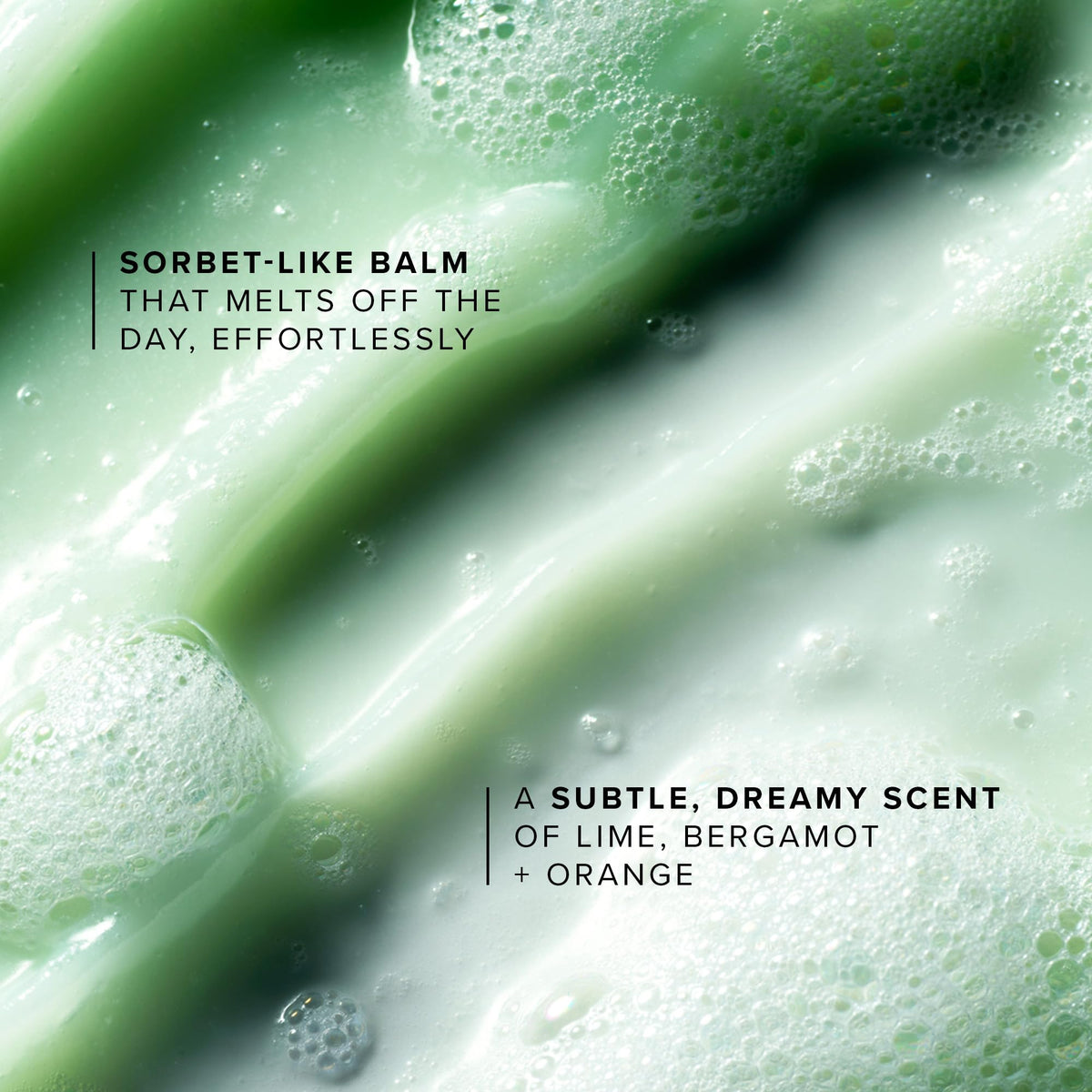 Farmacy emulsified milky cleanser rinsing away residues gently