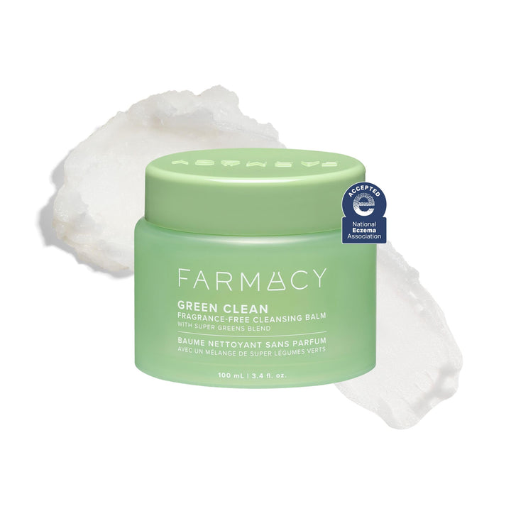 Farmacy Green Clean front jar showing clean packaging and product benefit