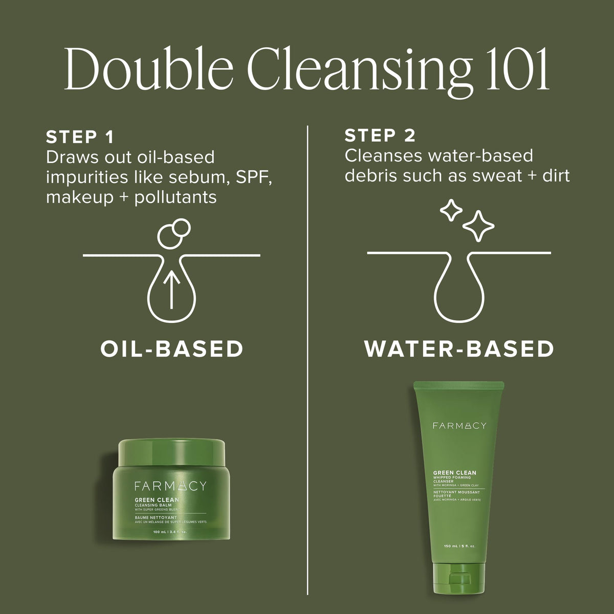 Farmacy 30ml balm next to coin showing compact travel-friendly size benefit